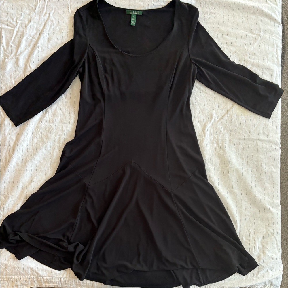 Ralph Lauren Black Long Sleeve Dress